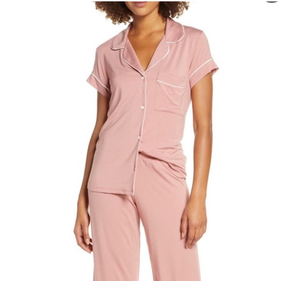 Eberjey Gisele TENCEL Modal Relaxed Short Sleeve Pajama PJ Top - Picture 1 of 6